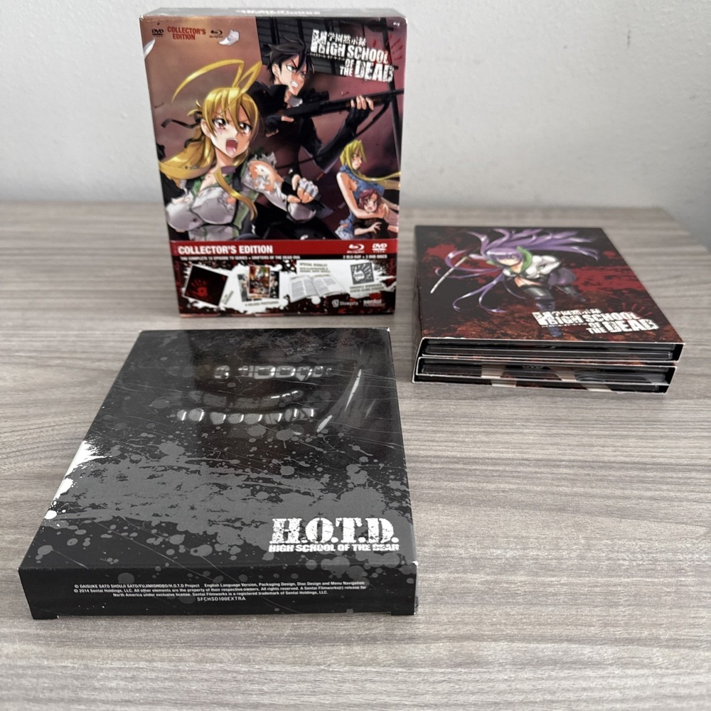 High School of the Dead: Premium Edition (Blu-ray/DVD) NOT COMPLETE READ